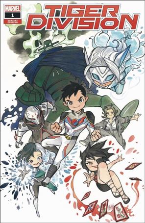 Tiger Division issue 1-F Peach Momoko Chibi Cover