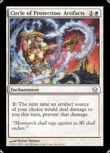 Magic the Gathering: Fifth Dawn (Base Set) card 8 Circle of Protection: Artifacts