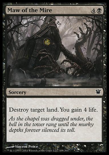 Magic the Gathering: Innistrad (Base Set) card 108 Maw of the Mire