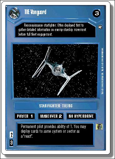 Star Wars: A New Hope Revised (Base Set) card 74 TIE Vanguard