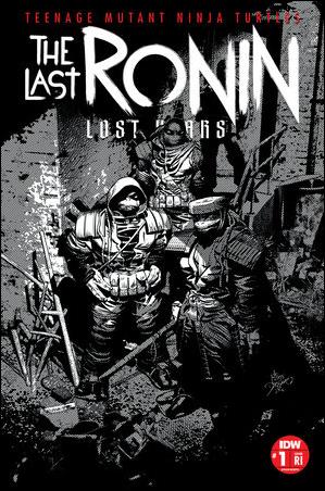 Teenage Mutant Ninja Turtles: The Last Ronin–The Lost Years issue 1-E Mike Deodado 1:50 B\W Cover