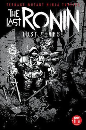 Teenage Mutant Ninja Turtles: The Last Ronin–The Lost Years issue 1-E Mike Deodado 1:50 B\W Cover