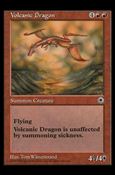Magic the Gathering: Portal (Base Set) card 153 Volcanic Dragon