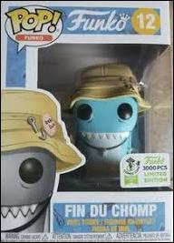 POP! Funko - Fantastik Plastik figure 12-B Fin Du Chomp (Blue) ECCC 2019 1/3000
