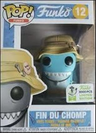 POP! Funko - Fantastik Plastik figure 12-B Fin Du Chomp (Blue) ECCC 2019 1/3000