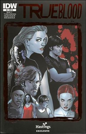 True Blood (2010) issue 6-H Hastings Exclusive - Blood Red Foil 1/1000