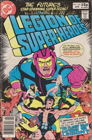 Legion of Super-Heroes (1980) issue 262-B UK Price Cover