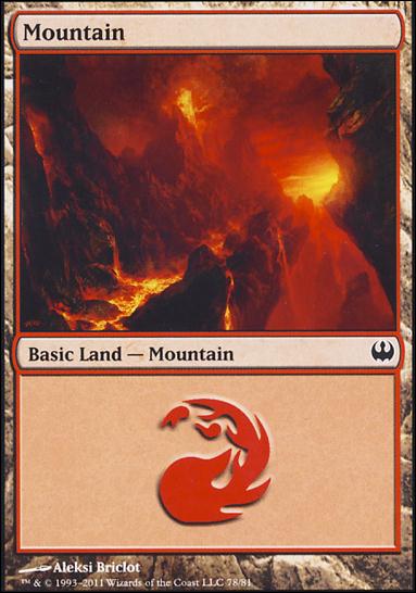 Magic the Gathering: Duel Decks: Knights vs. Dragons (Base Set) card 78 Mountain
