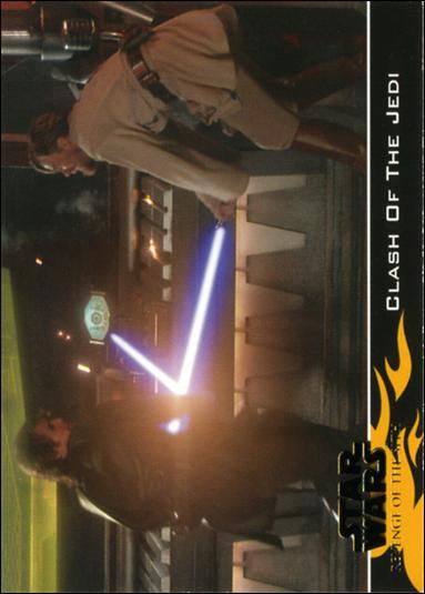 Star Wars: Revenge of the Sith (Tin Bonus Story Cards Subset) card 6 Clash of the Jedi