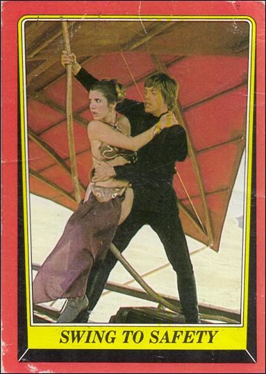 Star Wars: Return of the Jedi: Series 1 (Base Set) card 53 Swing to Safety