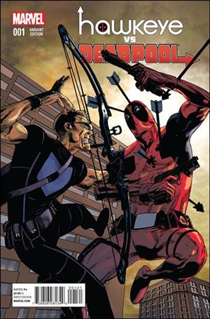 Hawkeye vs Deadpool issue 1-B Jason Pearson Cover