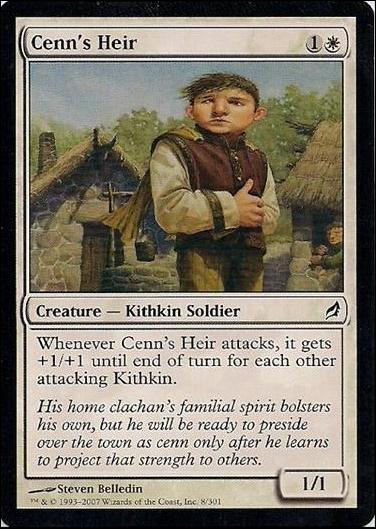 Magic the Gathering: Lorwyn (Base Set) card 8 Cenn's Heir