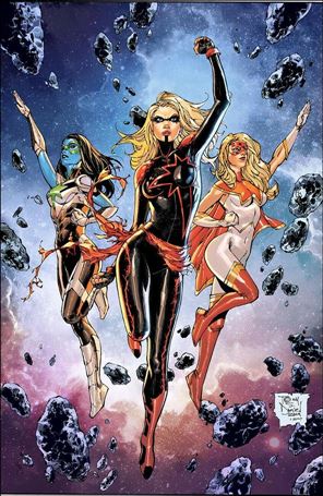Captain Marvel (2019) issue 12-J Tony Daniel ComicXposure Virgin Cover