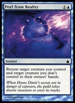 Magic the Gathering: Ravnica (Base Set)  card 61 Peel from Reality