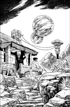 Firefly issue 27-E Ethan Young 1:50 Black & White Cover