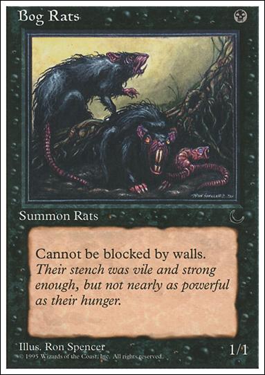 Magic the Gathering: Chronicles (Base Set) card 30 Bog Rats
