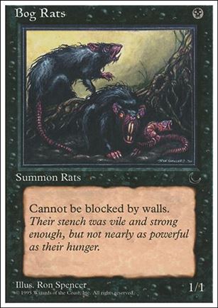 Magic the Gathering: Chronicles (Base Set) card 30 Bog Rats