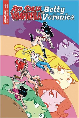 Red Sonja and Vampirella Meet Betty and Veronica issue 11-D Dan Parent Cover