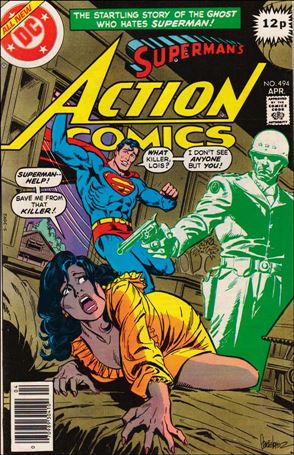 Action Comics (1938) issue 494-B UK Price Cover