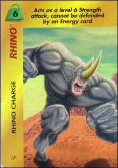 Marvel OverPower (Base Set) card nn177 Rhino: Rhino Charge