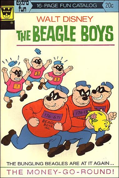 Walt Disney the Beagle Boys issue 19-B Whitman Cover