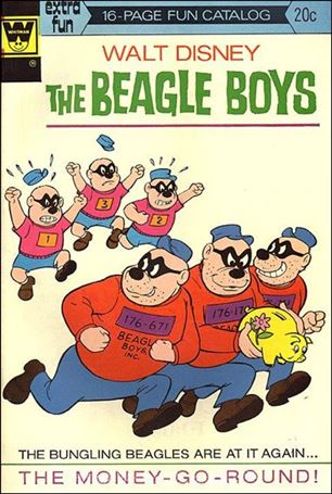 Walt Disney the Beagle Boys issue 19-B Whitman Cover