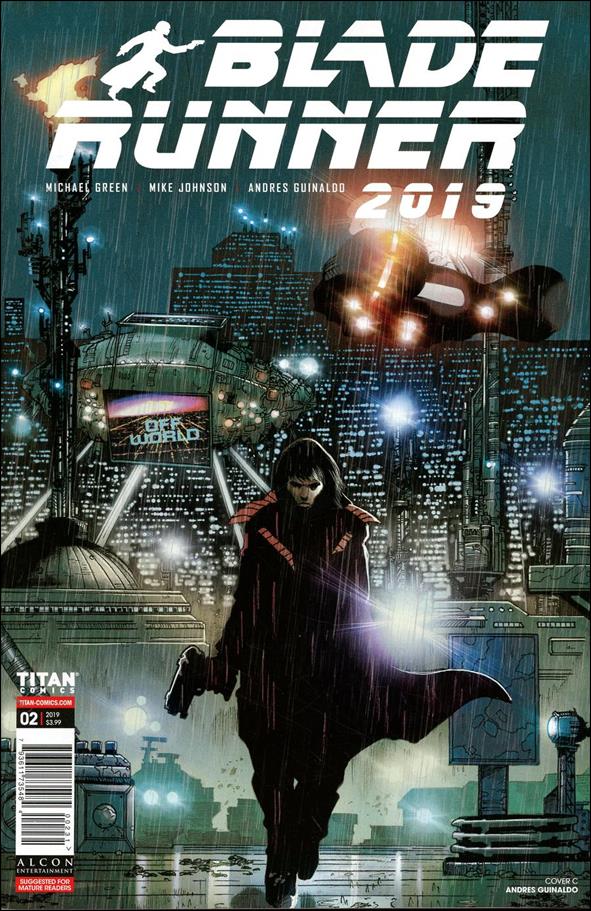 Blade Runner 2019 issue 2-C Andres Guinaldo Cover