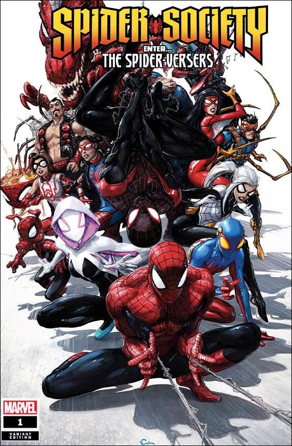Spider-Society (2024) issue 1-G Clayton Crain Exclusive Trade Dress Cover