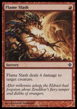 Magic the Gathering: Rise of the Eldrazi (Base Set) card 145 Flame Slash