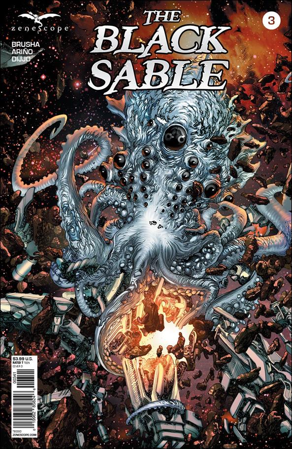 Black Sable issue 3-D Harvey Tolibao Cover