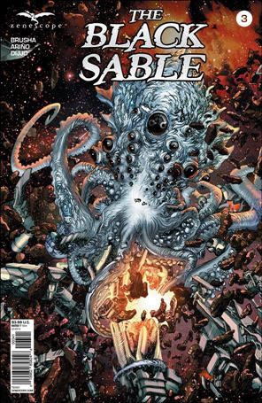 Black Sable issue 3-D Harvey Tolibao Cover