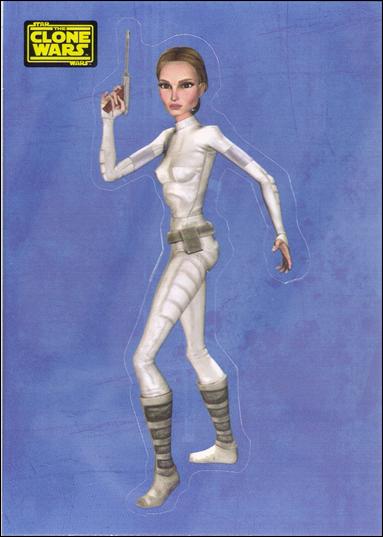 Star Wars: The Clone Wars Trading Card Stickers (Base Set) card 40 Padme Amidala