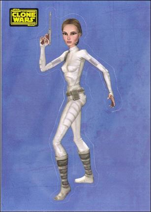 Star Wars: The Clone Wars Trading Card Stickers (Base Set) card 40 Padme Amidala