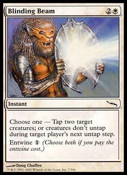 Magic the Gathering: Mirrodin (Base Set) card 7 Blinding Beam