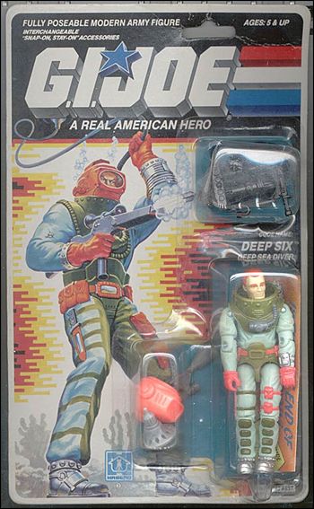 G.I. Joe: A Real American Hero 3 3/4" Basic Action Figures figure 113 Deep Six (Deep Sea Diver)