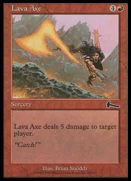 Magic the Gathering: Urza's Legacy (Base Set) card 84 Lava Axe