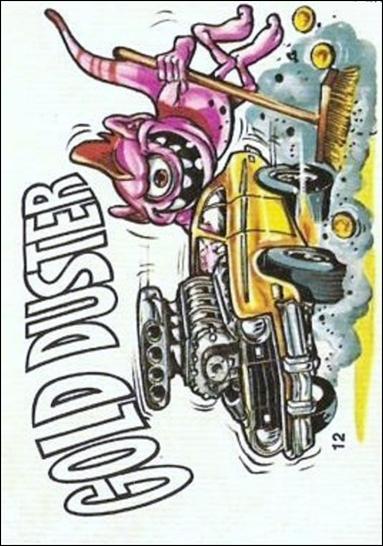 Fantastic Odd Rods: Series 2 (Base Set) card 12 Gold Duster