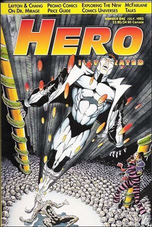 Hero Illustrated issue 1-C Polybagged Silver Hologram Cover with Mini Comic