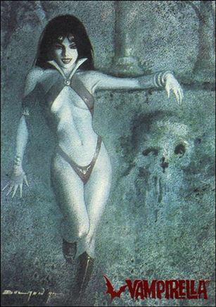 Visions of Vampirella card 47 Who am I? What am I?
