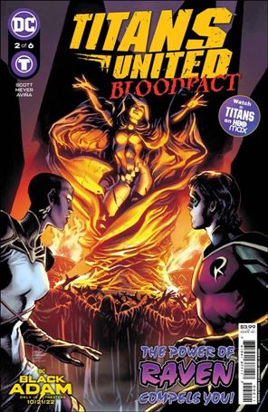 Titans United: Bloodpact issue 2 Eddy Barrows Cover