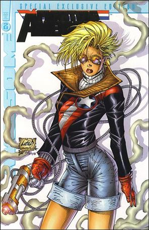 Fighting American (1997) issue 2-D Rob Liefeld Gold Foil Spice Cover