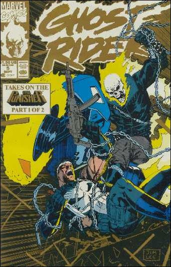 Ghost Rider (1990) issue 5-B Second Printing - Gold Cover