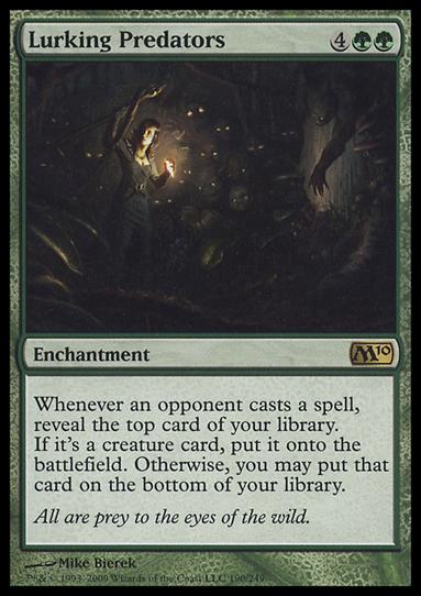 Magic the Gathering: 2010 Core Set (Base Set) card 190 Lurking Predators