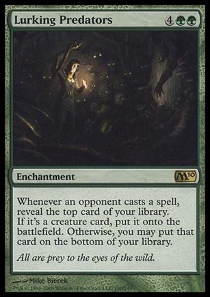 Magic the Gathering: 2010 Core Set (Base Set) card 190 Lurking Predators