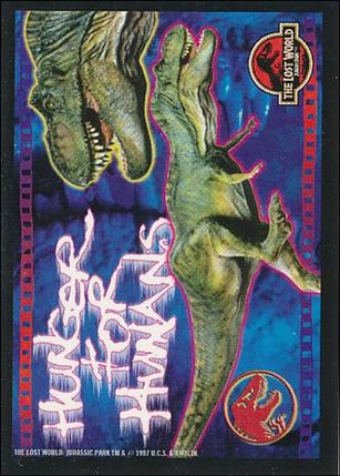 Lost World: Jurassic Park (Stickers Subset) card 4 Tyrannosaurus