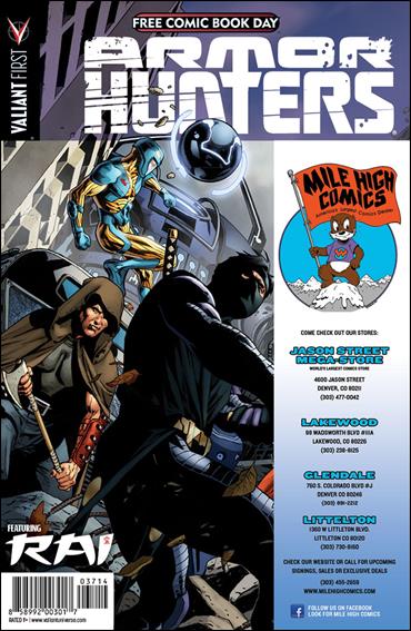 Valiant FCBD 2014 Armor Hunters Special issue nn-CI Mile High Comics Cover