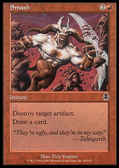 Magic the Gathering: Apocalypse (Base Set) card 69 Smash