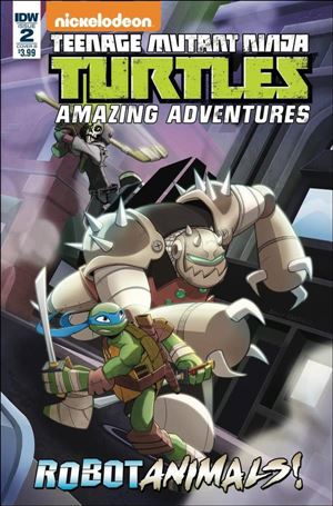 Teenage Mutant Ninja Turtles Amazing Adventures: Robotanimals issue 2-B Billy Martin Cover