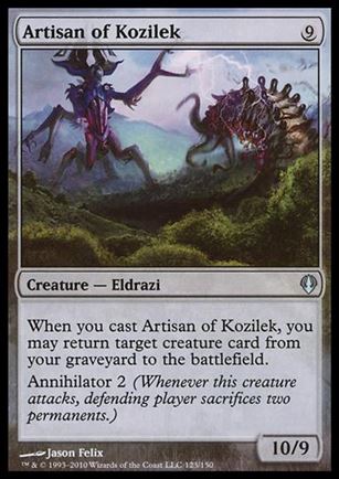 Magic the Gathering: Archenemy (Base Set) card 123 Artisan of Kozilek