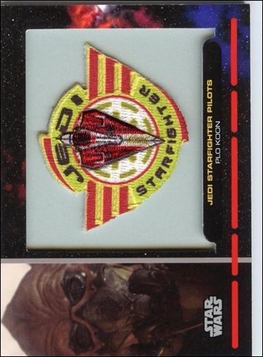 Star Wars Galactic Files (Patch Subset) card PR-14 Jedi Starfighter Pilots Plo Koon
